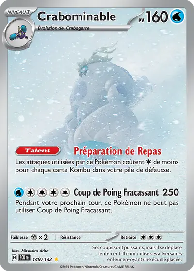 Image de la carte Pokemon Crabominable 149/142