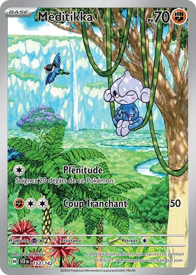 Image de la carte Pokemon Méditikka 153/142