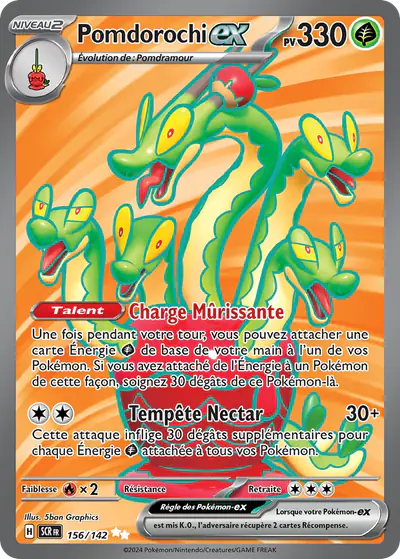 Image de la carte Pokemon Pomdorochi ex 156/142