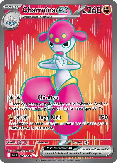 Image de la carte Pokemon Charmina ex 161/142