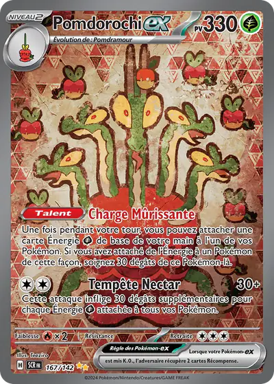 Image de la carte Pokemon Pomdorochi ex 167/142