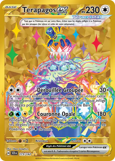 Image de la carte Pokemon Terapagos ex 173/142