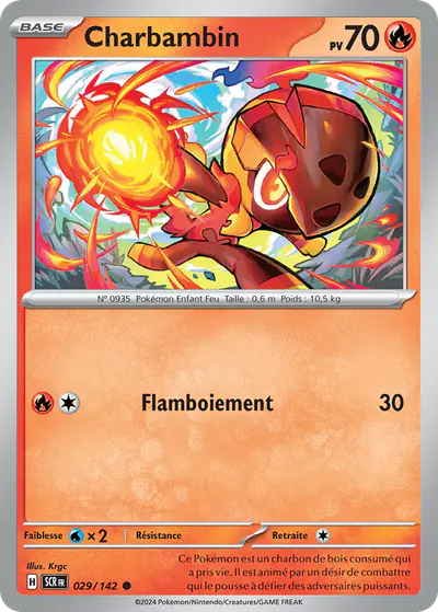 Image de la carte Pokemon Charbambin 029/142
