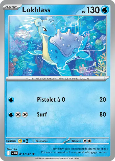 Image de la carte Pokemon Lokhlass 031/142