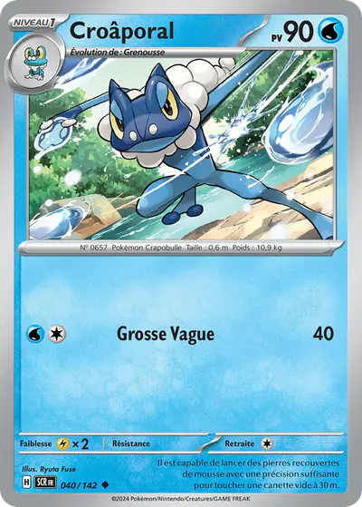 Image de la carte Pokemon Croâporal 040/142