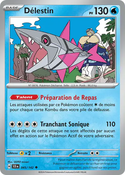Image de la carte Pokemon Délestin 045/142