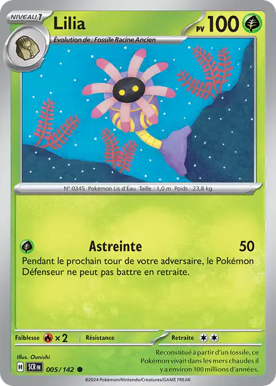 Image de la carte Pokemon Lilia 005/142