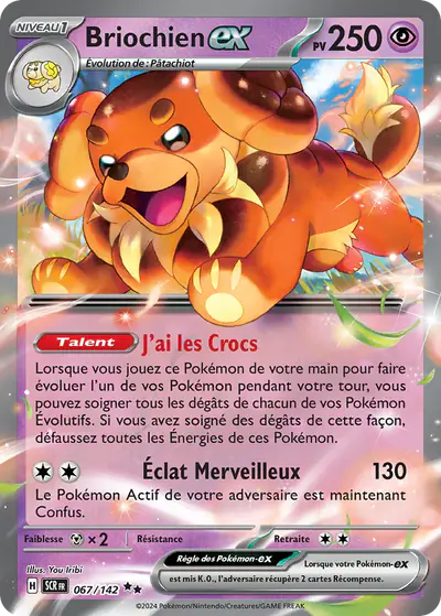 Image de la carte Pokemon Briochien ex 067/142