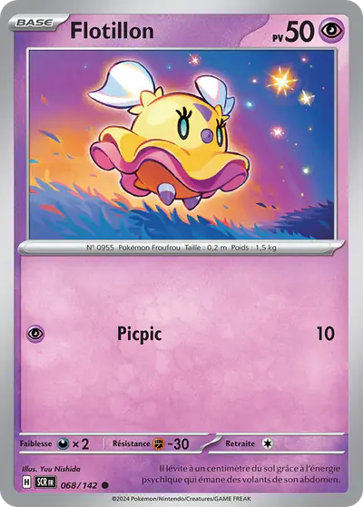 Image de la carte Pokemon Flotillon 068/142