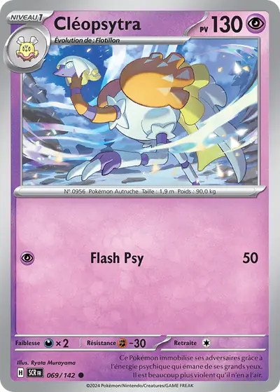 Image de la carte Pokemon Cléopsytra 069/142