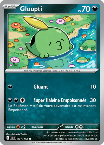 Image de la carte Pokemon Gloupti 091/142