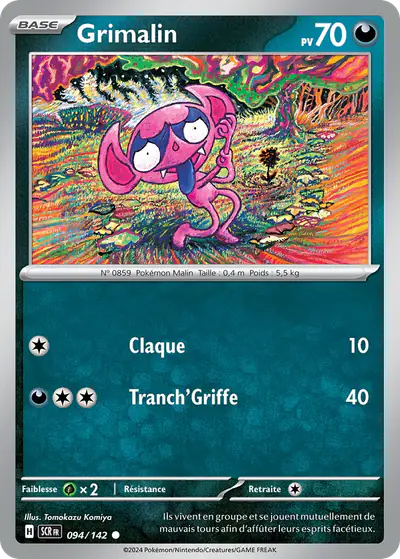 Image de la carte Pokemon Grimalin 094/142