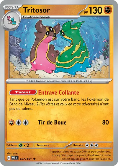 Image de la carte Pokemon Tritosor 107/191