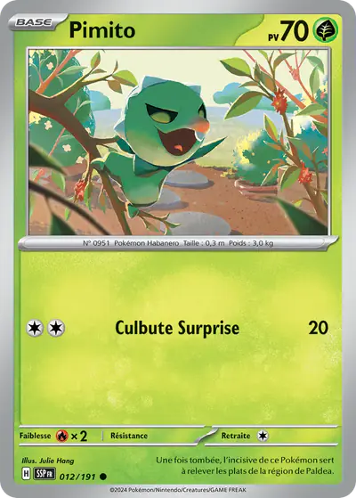 Image de la carte Pokemon Pimito 012/191