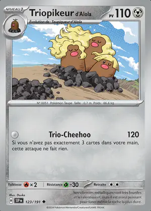 Triopikeur d'Alola 123/191