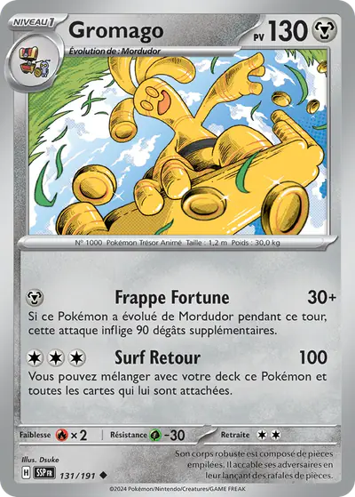 Image de la carte Pokemon Gromago 131/191