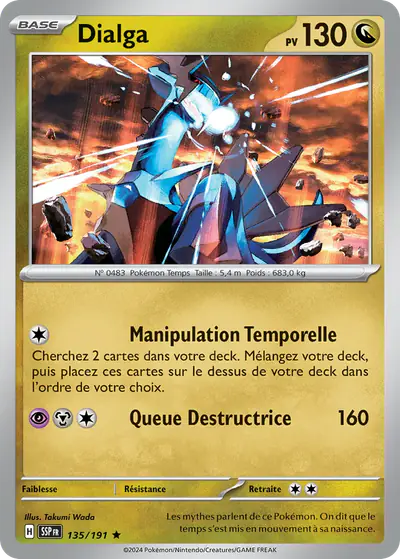 Image de la carte Pokemon Dialga 135/191