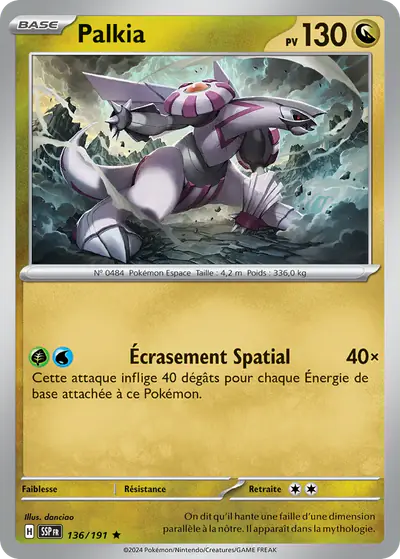 Image de la carte Pokemon Palkia 136/191