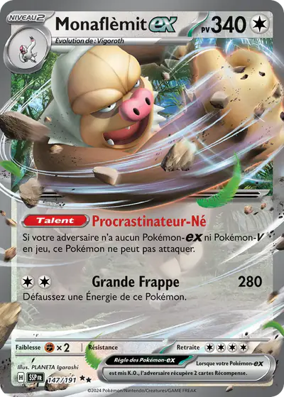 Image de la carte Pokemon Monaflèmit ex 147/191