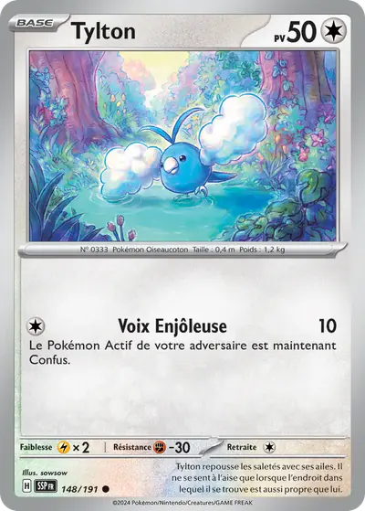 Image de la carte Pokemon Tylton 148/191