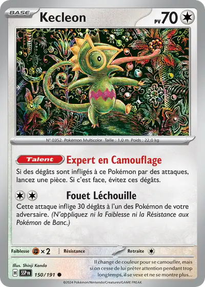 Image de la carte Pokemon Kecleon 150/191