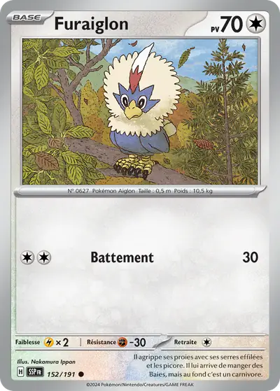 Image de la carte Pokemon Furaiglon 152/191