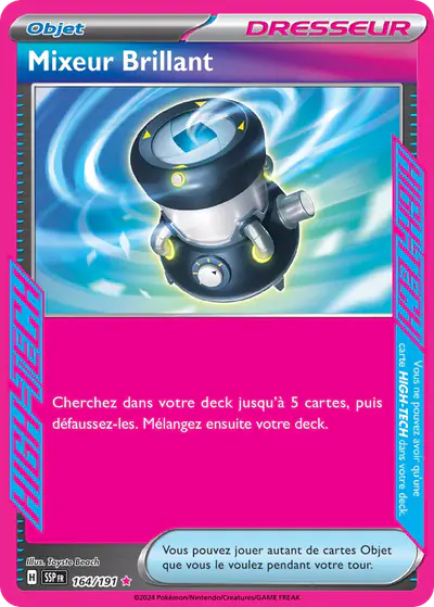 Image de la carte Pokemon Mixeur Brillant 164/191