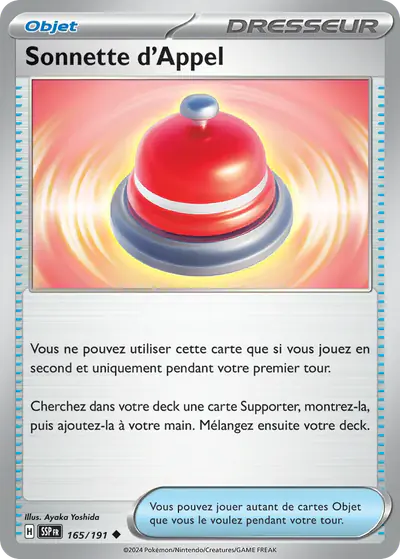 Image de la carte Pokemon Sonnette d'Appel 165/191