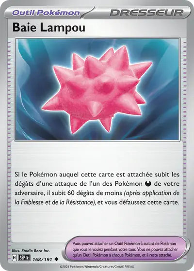 Image de la carte Pokemon Baie Lampou 168/191