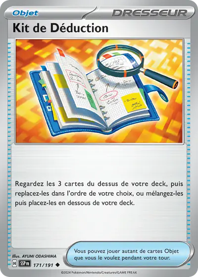 Image de la carte Pokemon Kit de Déduction 171/191