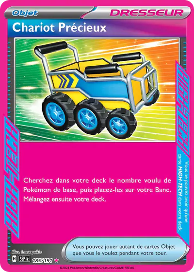 Image de la carte Pokemon Chariot Précieux 185/191