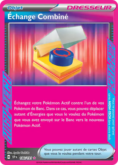 Image de la carte Pokemon Échange Combiné 186/191