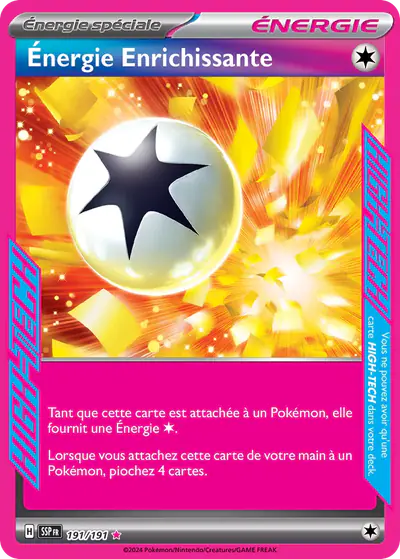 Image de la carte Pokemon Énergie Enrichissante 191/191