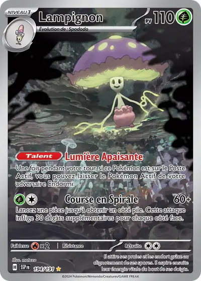 Image de la carte Pokemon Lampignon 194/191