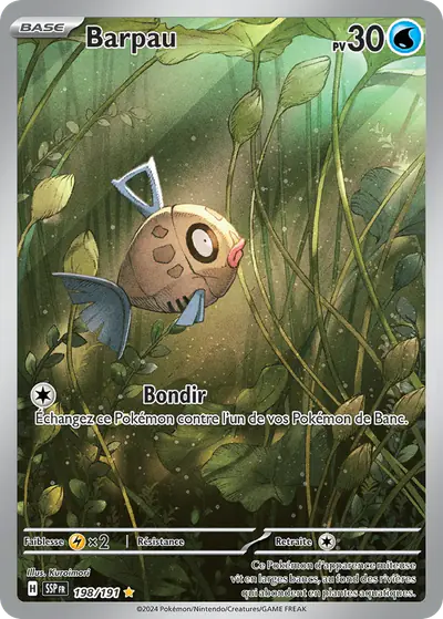 Image de la carte Pokemon Barpau 198/191