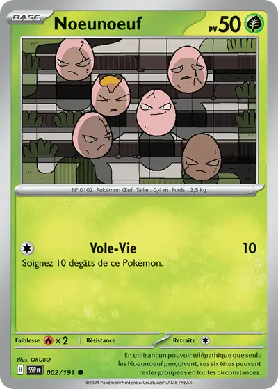 Image de la carte Pokemon Noeunoeuf 002/191