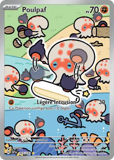 Image de la carte Pokemon Poulpaf 207/191