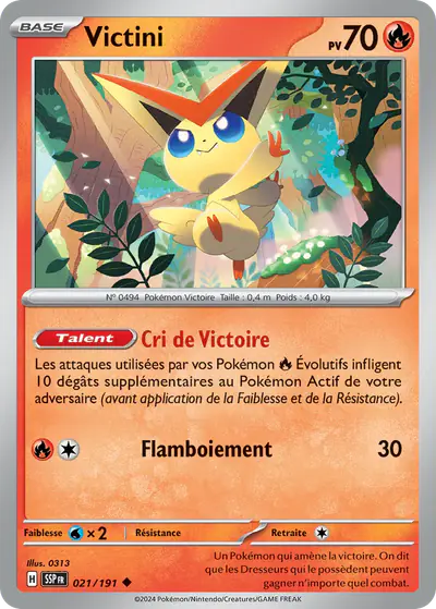 Image de la carte Pokemon Victini 021/191