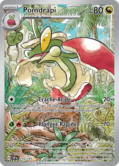 Image de la carte Pokemon Pomdrapi 210/191