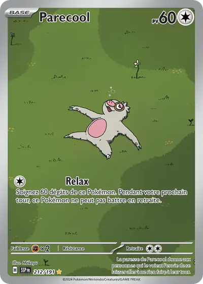 Image de la carte Pokemon Parecool 212/191