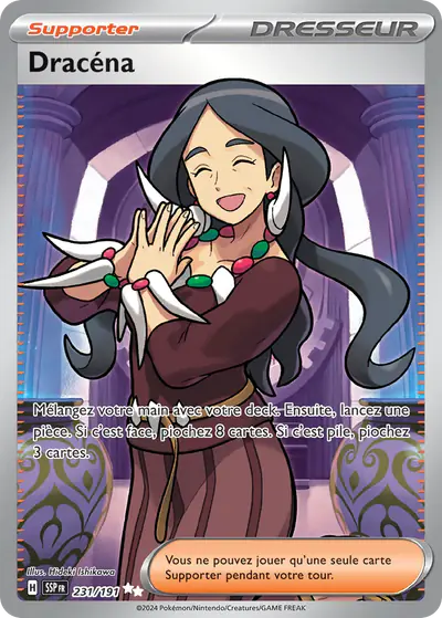 Image de la carte Pokemon Dracéna 231/191