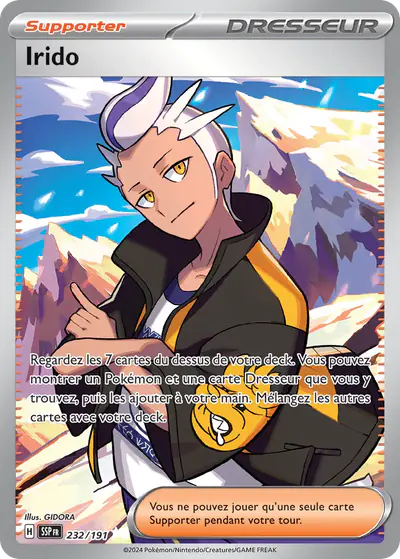 Image de la carte Pokemon Irido 232/191