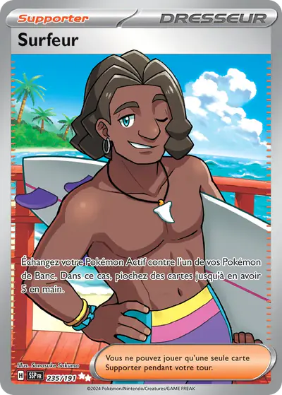 Image de la carte Pokemon Surfeur 235/191