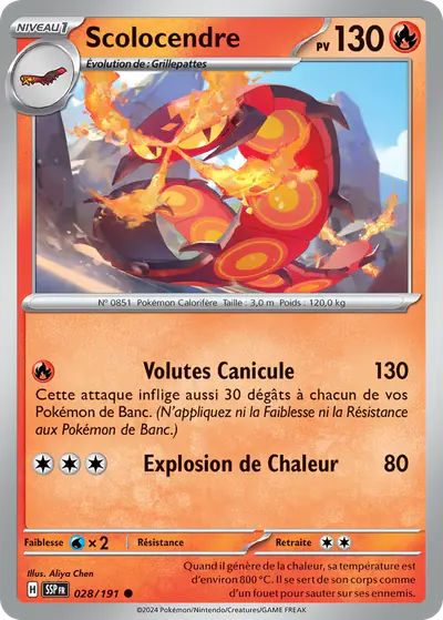Image de la carte Pokemon Scolocendre 028/191