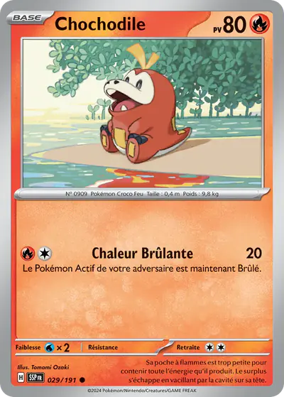 Image de la carte Pokemon Chochodile 029/191