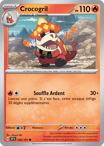 Image de la carte Pokemon Crocogril 030/191