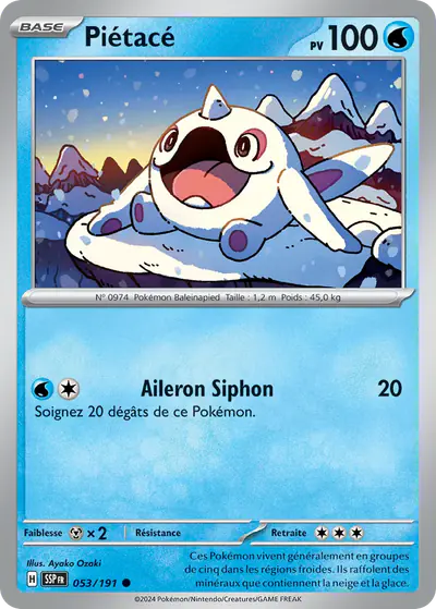 Image de la carte Pokemon Piétacé 053/191