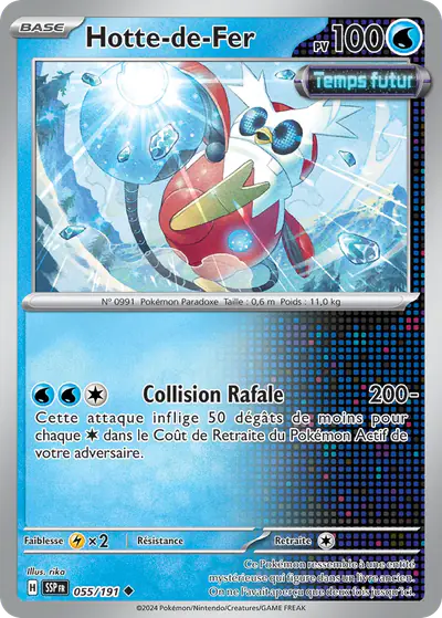 Image de la carte Pokemon Hotte-de-Fer 055/191