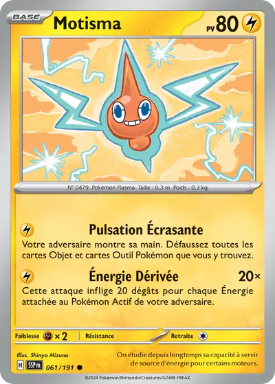 Image de la carte Pokemon Motisma 061/191