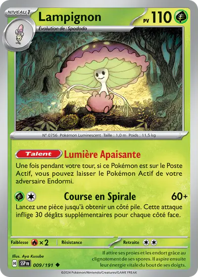 Image de la carte Pokemon Lampignon 009/191